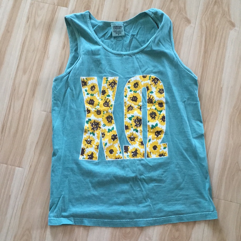 Chi omega comfort colors tank